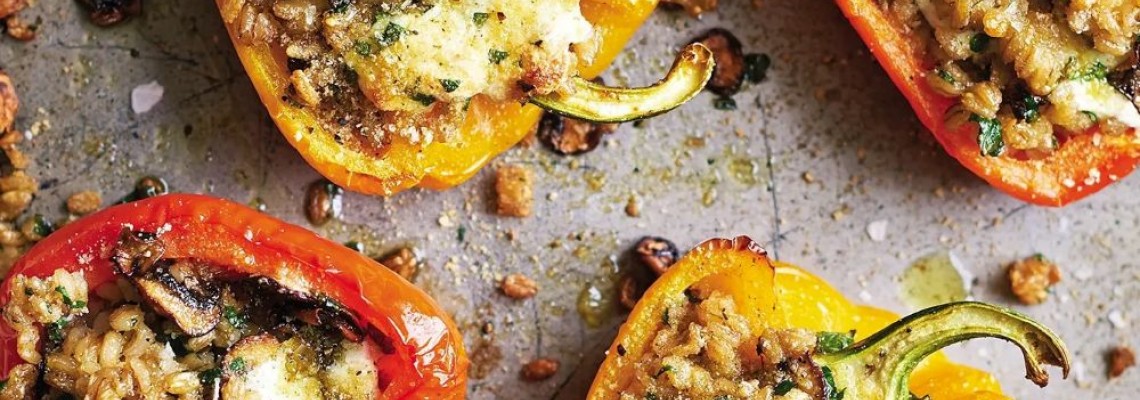 New Recipe - Barley Stuffed Peppers New Recipe - Barley Stuffed Peppers