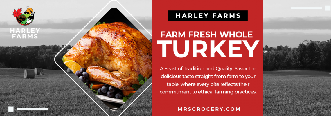 Discover the Taste of Tradition this Easter with Harley Farms' Fresh Whole Turkeys