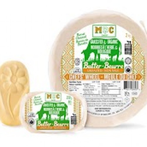 Butter - MC Dairy - Organic - Barrel Churned - Unsalted - 6 x 250 g