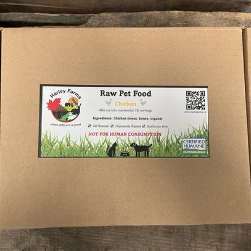 Raw Chicken Pet Food - 12 lbs