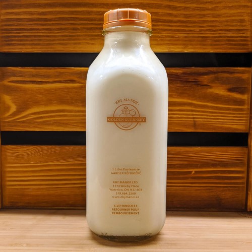 Milk - Eby Manor - Golden Guernsey - Homogenized 2% - 1 L