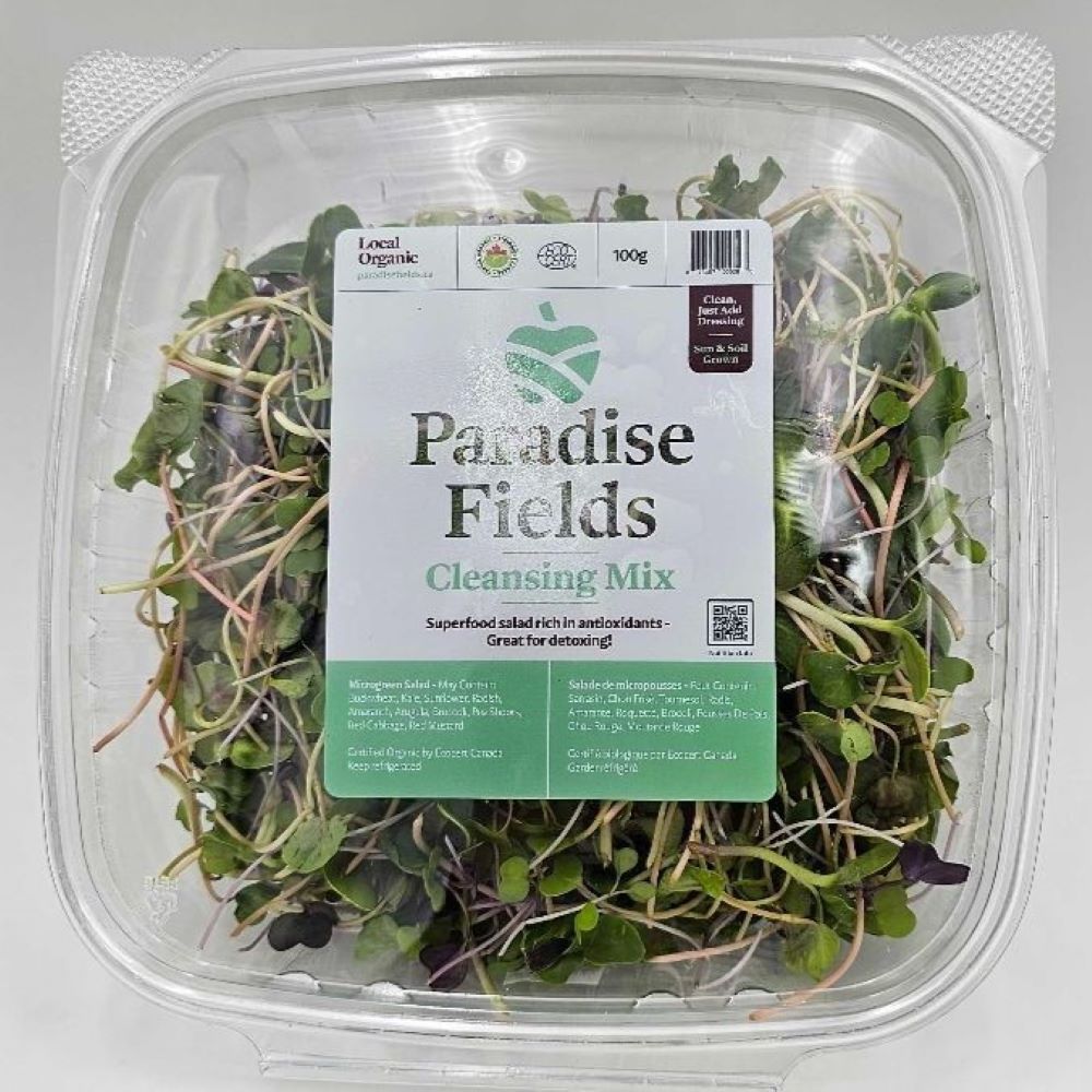 Cleansing Mix  Organic Micro Salad - Paradise Fields - 100 g