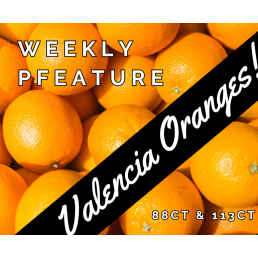 Organic Valencia Oranges - 113 Count Box