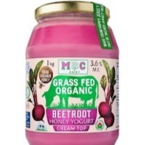 Yogurt - MC Dairy - Organic - Beetroot Honey - 6 x 1 Kg