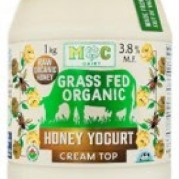 Yogurt - MC Dairy - Organic - Raw Honey - 6 x 1 Kg