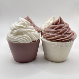 Soap - Purple Clay - Cupcake - Handmade