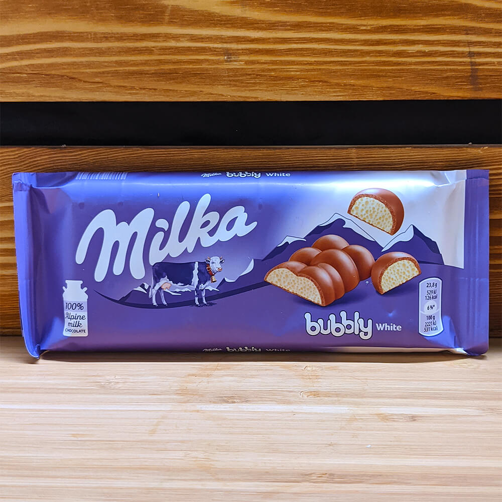 Milka - Bubbly White Milk Chocolate (100g)