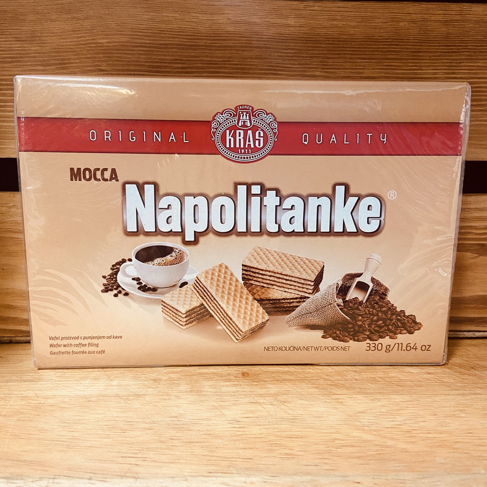Kras Mocca Napolitanke - Wafer with Coffee filling (330g)