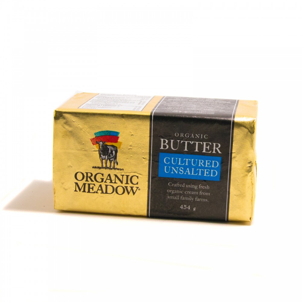 Organic Meadow Unsalted Butter (454g)