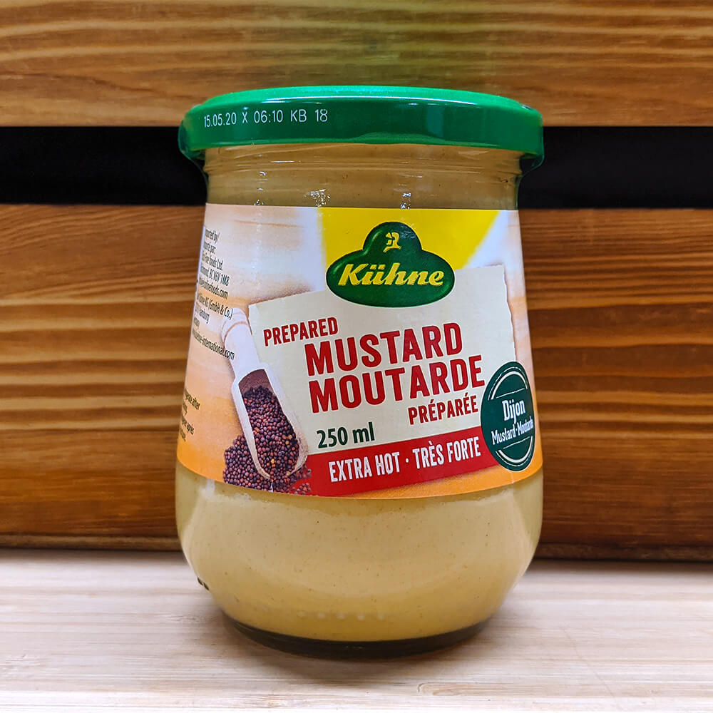 Kuhne -Prepared Mustard Extra Hot (250ml)