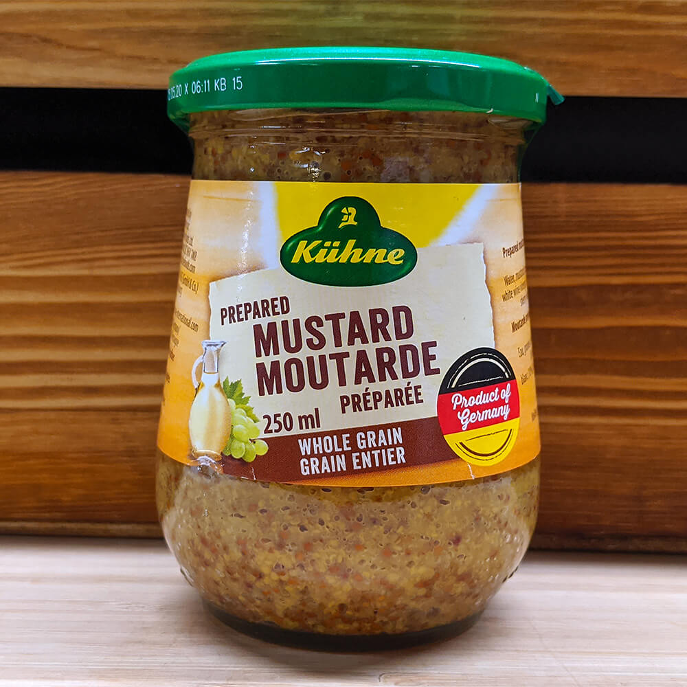 Kuhne - Prepared Mustard Whole Grain (250ml)