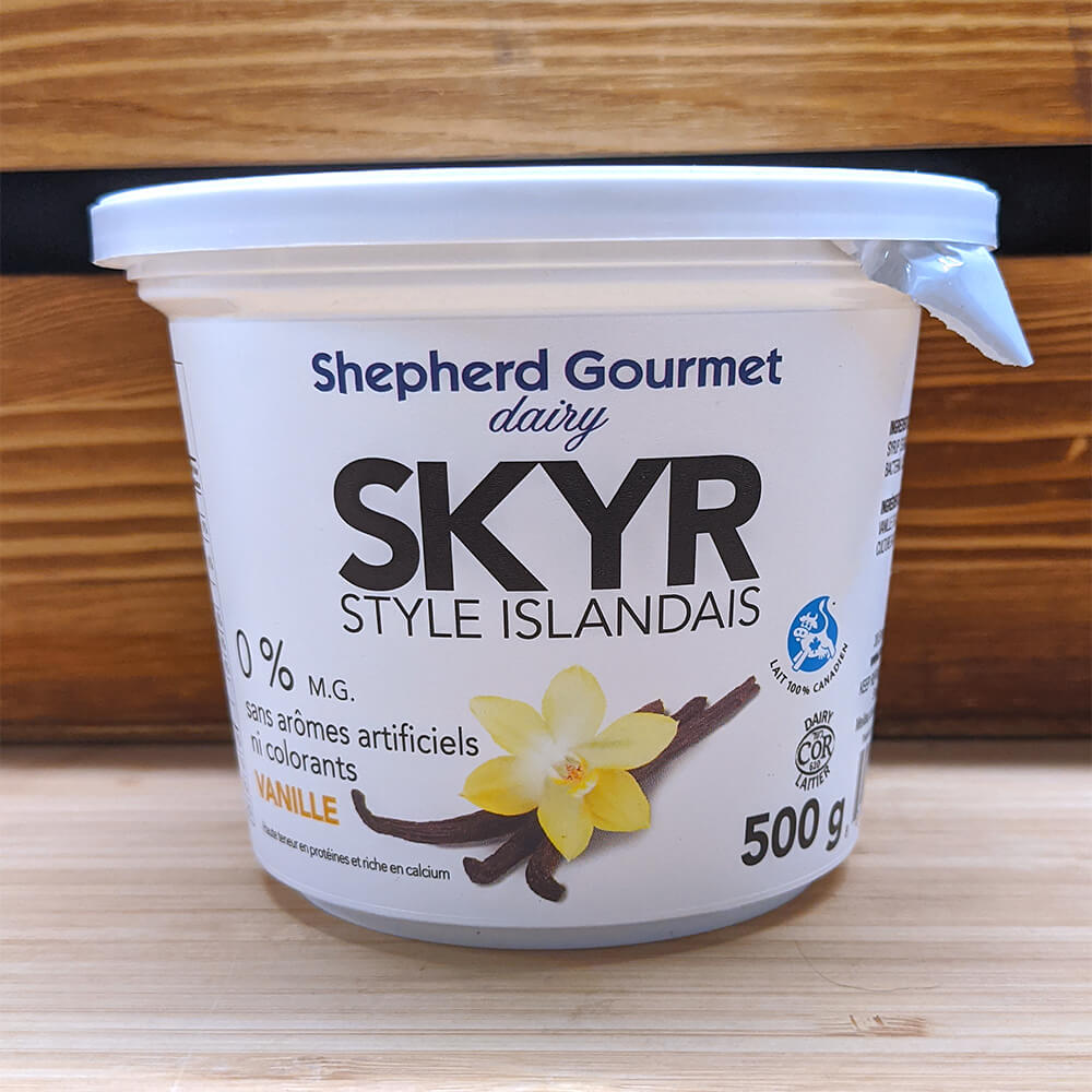 Shepherd Dairy SKYR Iceland Style Yogurt (Vanilla) (500g)