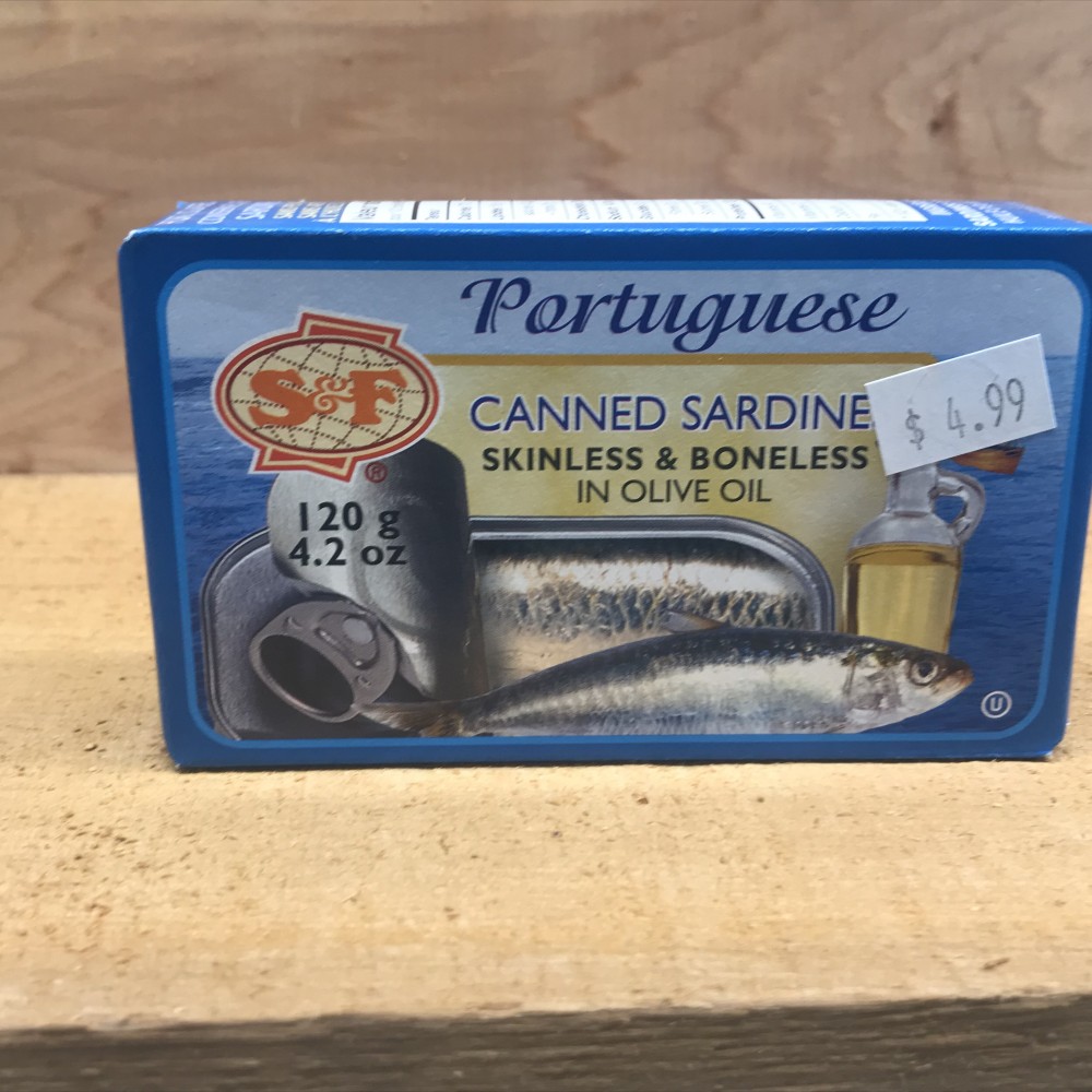 Sardines in Olive Oil (Skinless&Boneless)