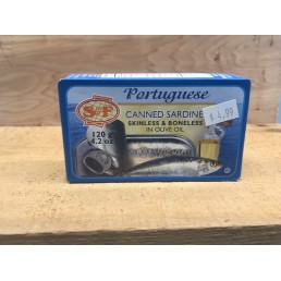 Sardines in Olive Oil (Skinless&Boneless)