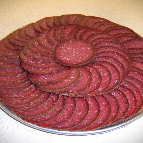 Summer Sausage Platter by Kitchen Kuttings