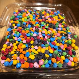 Mini Candy Coated Chocolate Chips per lb.