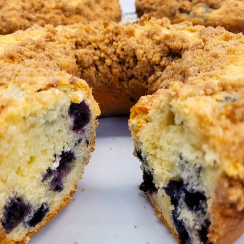 Homemade Blueberry Coffee Cake