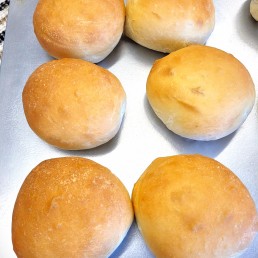 Homemade White Hamburger Buns (Pkg. of 6)