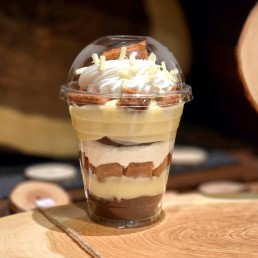 White Chocolate  Biscoff Trifle (individual serving)