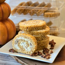 Pumpkin Praline Rice Krispie Roll (6 pieces)