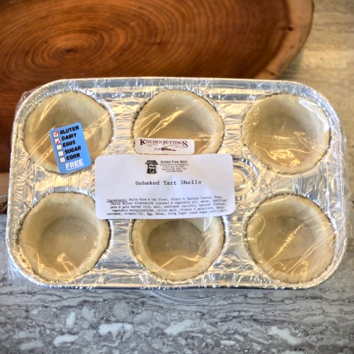 Gluten Free Unbaked Tart Shells (6)