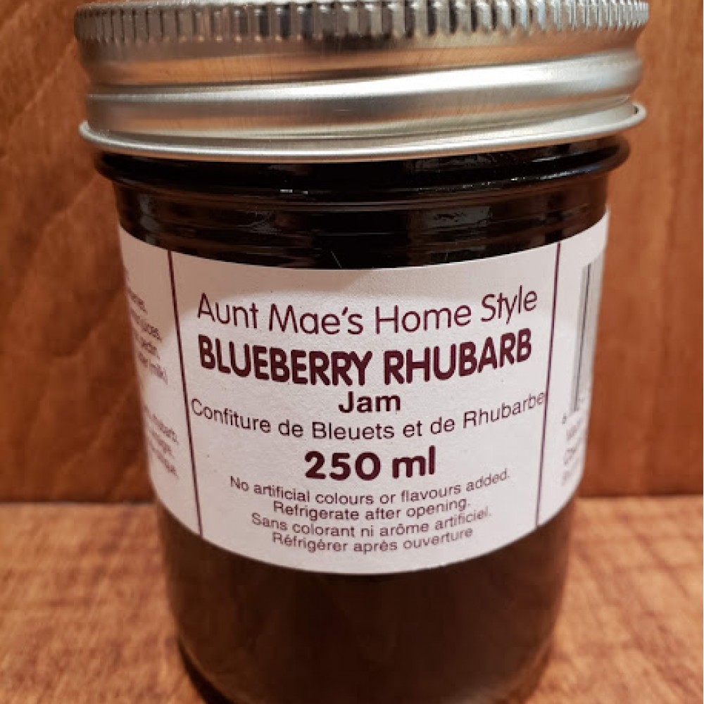 Homemade Blueberry Rhubarb Jam 