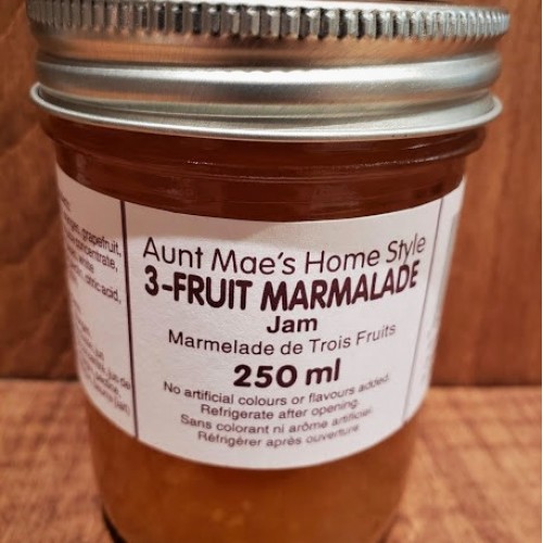 Homemade 3 Fruit Marmalade - 250 ml