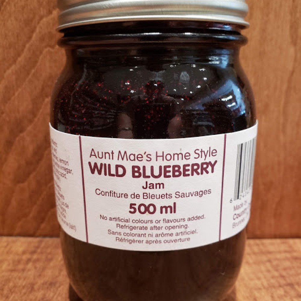 Homemade Wild Blueberry Jam