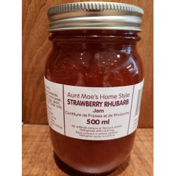 Homemade Strawberry Rhubarb Jam- 500 ml.