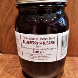 Homemade Bluberry Rhubarb Jam - 500 ml.