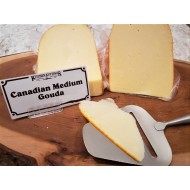 Fresh Cut Canadian Medium Gouda (lactose free) - per lb