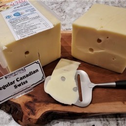 Fresh Cut Regular Swiss Cheese - per lb