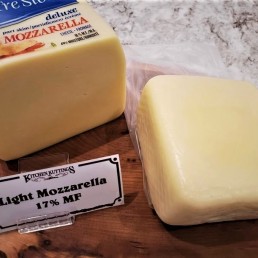 Fresh Cut Light Mozzarella Cheese - per lb