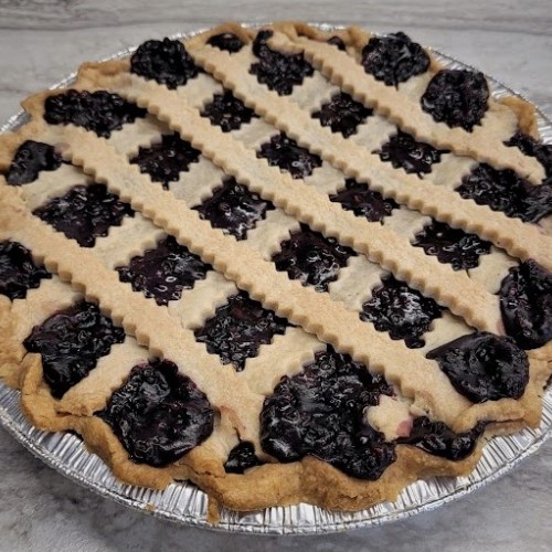 Homemade Elderberry Pie