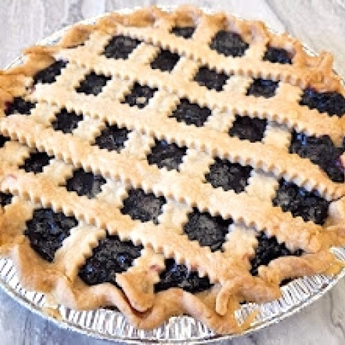 Homemade Blueberry Pie