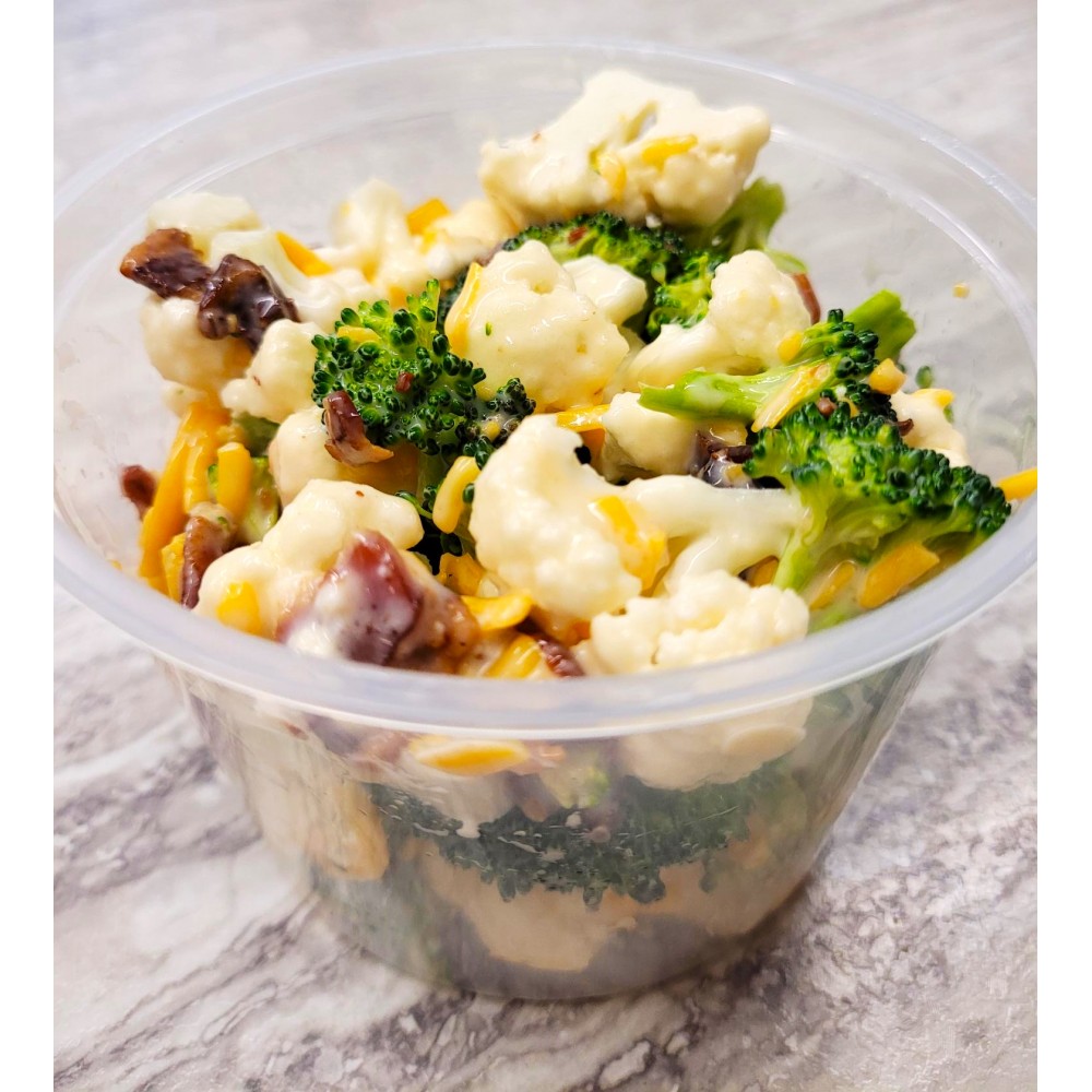 Homemade Creamy Cauliflower & Broccoli Salad - per lb