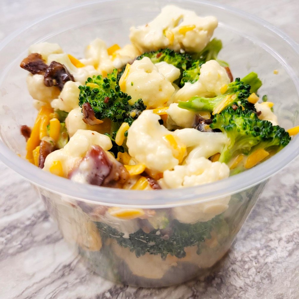 Creamy Cauliflower & Broccoli Salad 