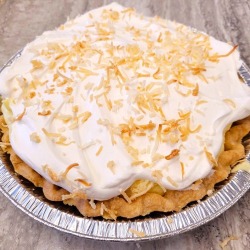 Homemade Coconut Cream Pie