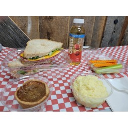 Lunch Boxes featuring our own Homemade Food (min. order 4 boxes)