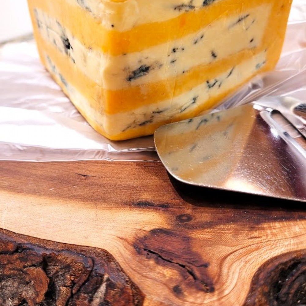 Fresh Cut English Gloucester and Stilton Cheese - per lb