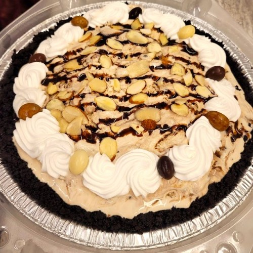 Mocha Almond Fudge Ice Cream Pie