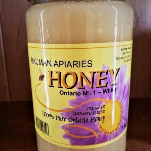 Local Creamed Honey - Unpasteurized