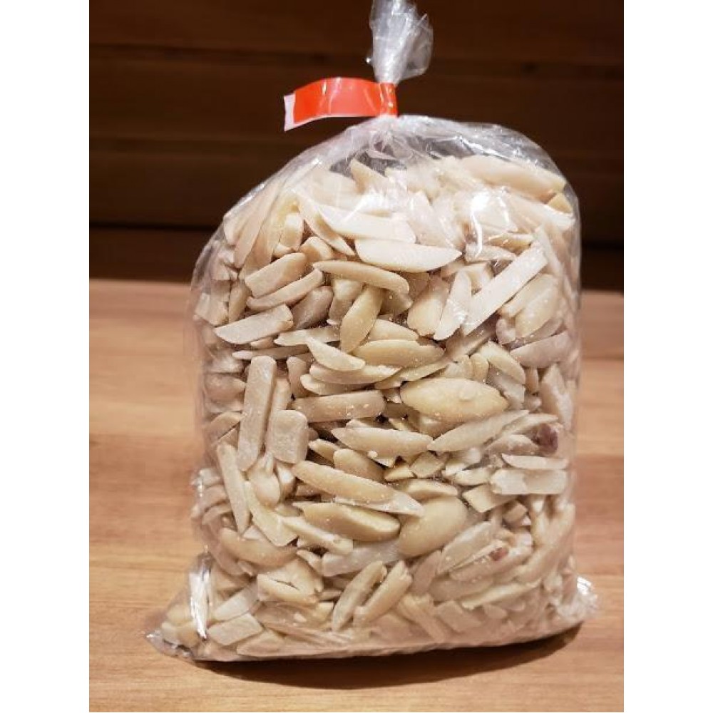 Blanched Raw Almond Slivers - Per lb