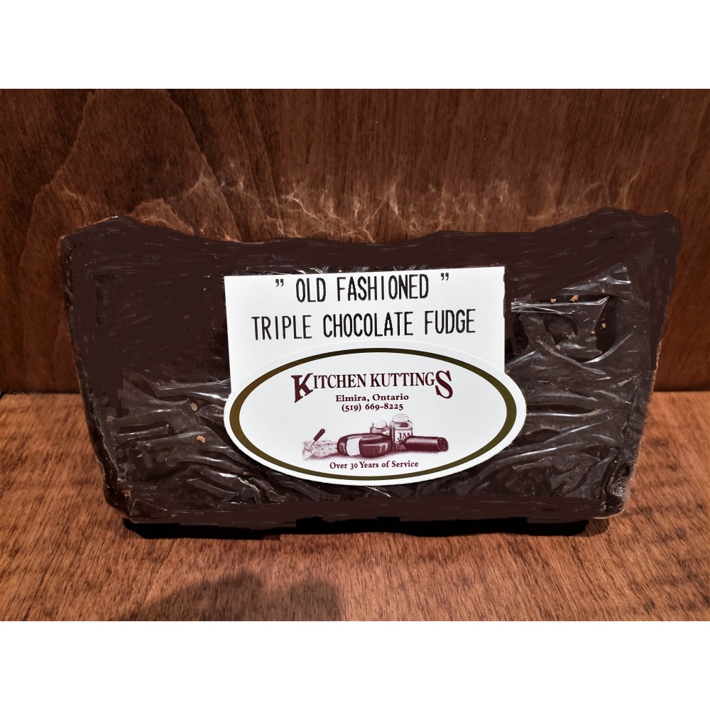Old Fashioned Triple Chocolate Fudge