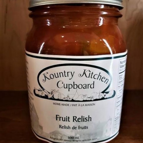 Local Homemade Fruit Relish