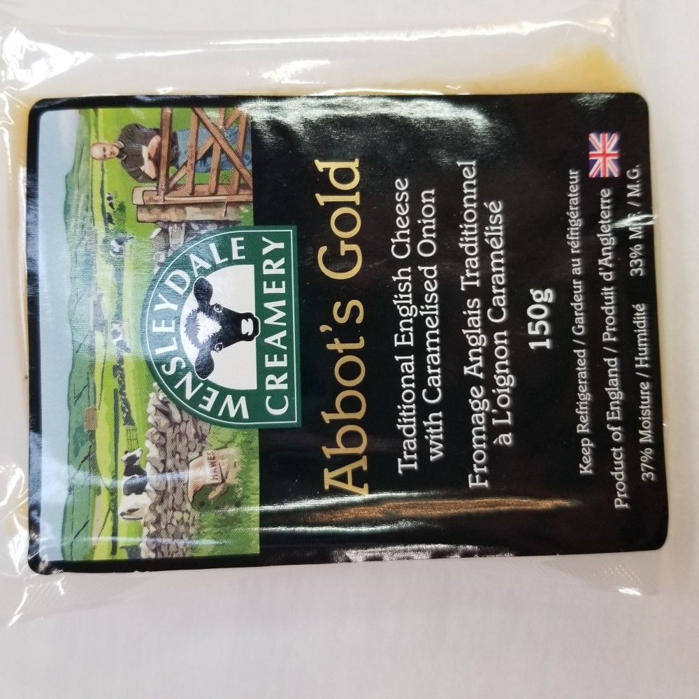 Abbot's Gold carmelized onion cheese