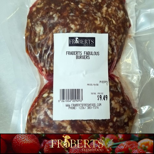 Fraberts Fabulous Burgers (4 Pack)