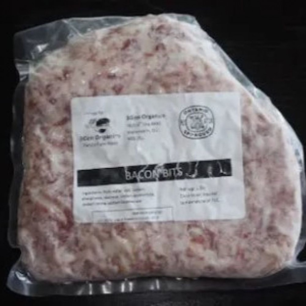 Bacon Bits - Organic-  Raw (Approx 1 lb)