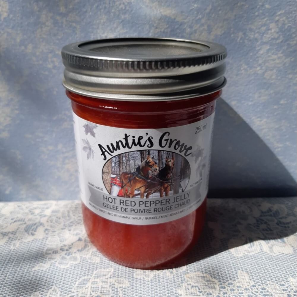 Hot Red Pepper Jelly (Case of  6 or 12)