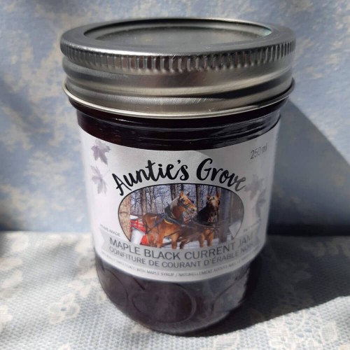 Maple Black Currant Jam (Case of 6 or 12)